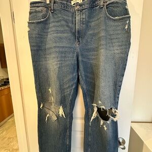 Distressed Denim Jeans